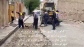ادامه طرح جدولگذاری، لكه گیری معابر و ترمیم پیاده راه سازی
