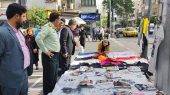 رفع سد معبر در بازارچه خیابان مدرسه توسط شهرداری گلستان