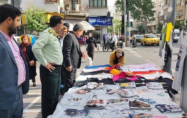 رفع سد معبر در بازارچه خیابان مدرسه توسط شهرداری گلستان