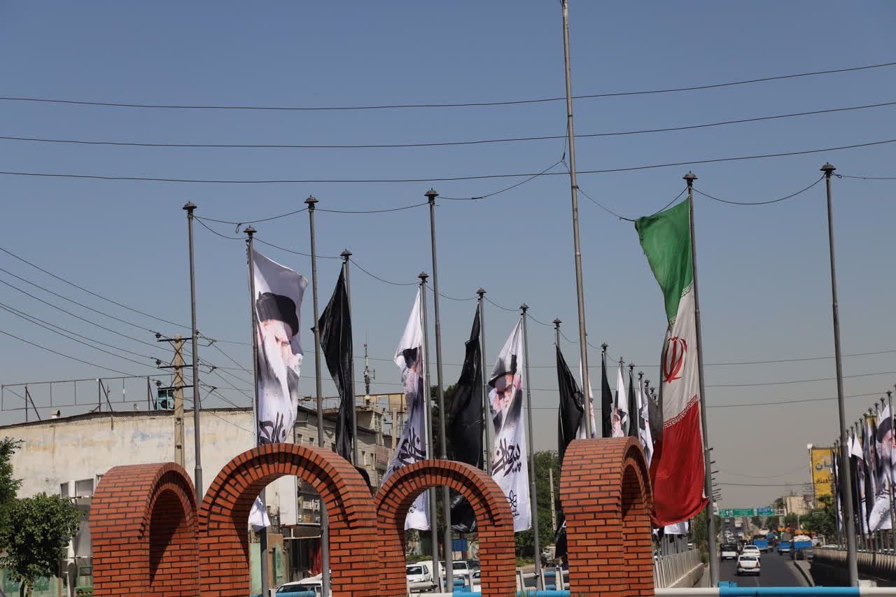 گلستان در سوگ امام راحل سیاهپوش شد