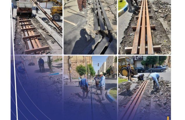 عملیات اجرایی اصلاح و جانمایی پل میدان سفیر امید