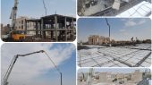 پروژه فرهنگسرای شهرداری پرند با شتاب در مسیر احداث // اتمام عملیات بتن ریزی سقف