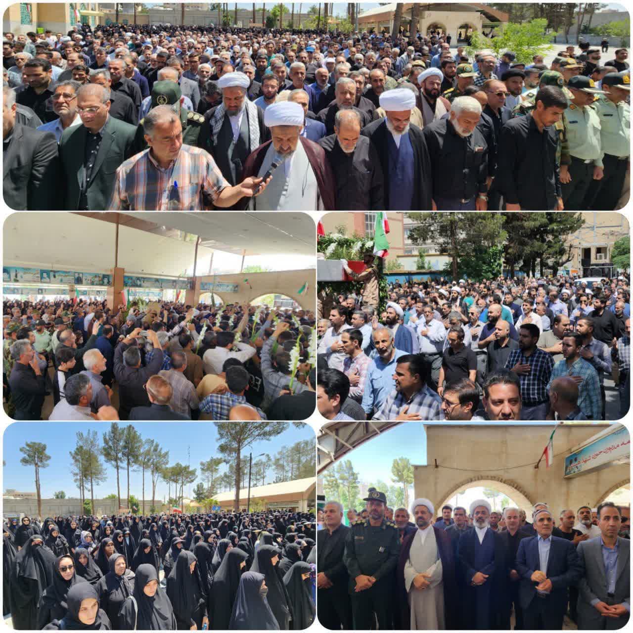 تشییع باشکوه رباط کریمی ها با شهید مهدی رجبی