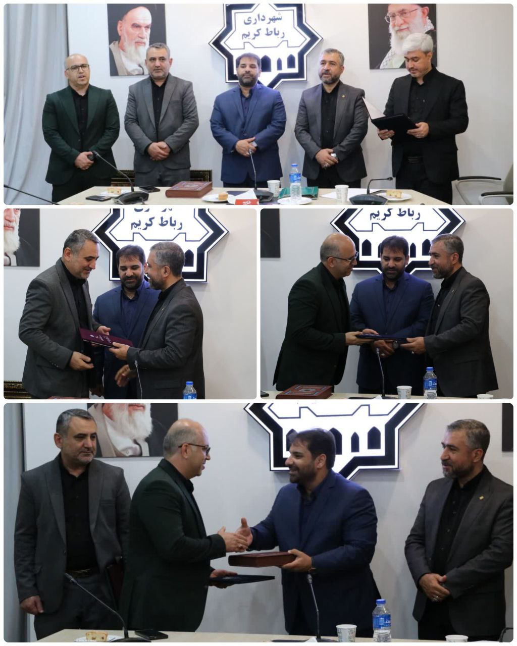 برگزاری آئین تودیع و معارفه مسئول حراست شهرداری رباط کریم