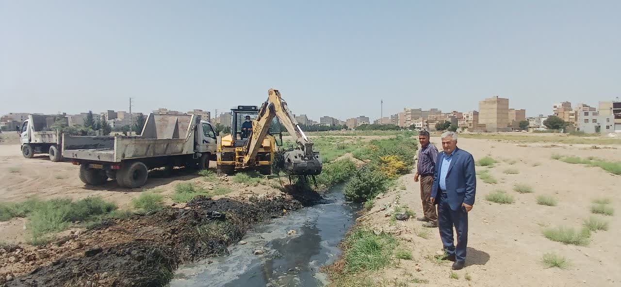 نفس تازه در رگ‌های سبزدشت؛ پاکسازی کانال شقایق تا رودخانه سیاب