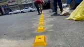 بازتاب ایمنی در تاریکی شب: نصب چشم‌گربه‌ای ترافیکی در ورودی زیرگذر امام رضا (ع)