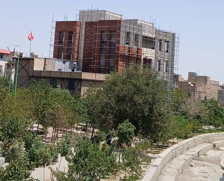 پیشرفت چشمگیر پروژه سرای محله شهید خدمت مالک رحمتی در محله امام رضا