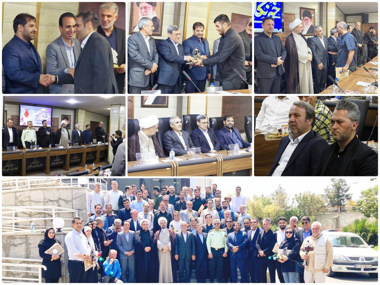 تجلیل از اصحاب رسانه رباط‌کریم در آیین بزرگداشت روز خبرنگار