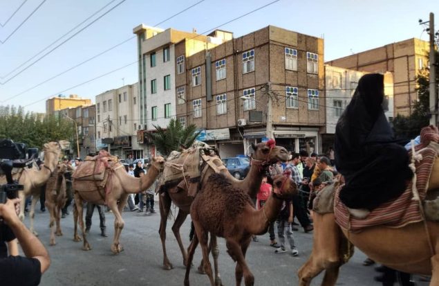 سوگواره کاروان نمادین اسرای کربلا در گلستان برگزار شد