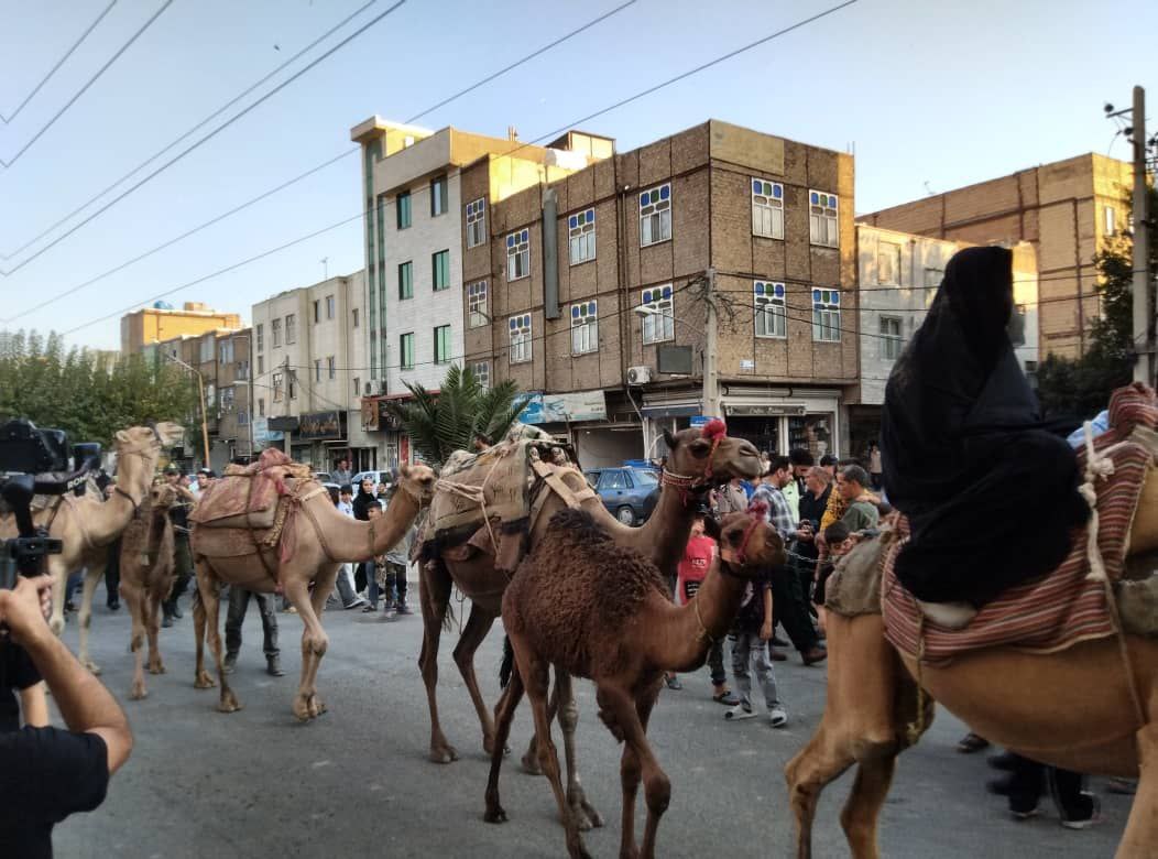 سوگواره کاروان نمادین اسرای کربلا در گلستان برگزار شد