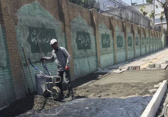 جاده شهریار در مسیر نوسازی؛ اصلاح جداول و پیاده‌روها ادامه دارد