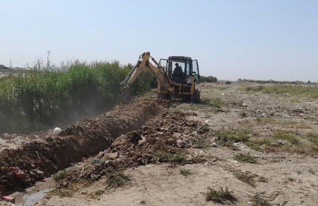 ایجاد کانال جدید و بهسازی مسیر آب‌های سطحی در شهرک میمنت‌آباد