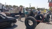 برخورد جدی با سد معبر صنف لاستیک‌فروش‌های سبزدشت