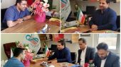 به مناسبت گرامیداشت روز پزشک انجام شد/ دیدار دکتر اله یاری، شهردار رباط کریم با دکتر کمالی، رییس بیمارستان حضرت فاطمه زهرا(س)