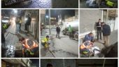 تلاش شبانه کارگران حوزه خدمات شهری شهرداری گلستان برای لایروبی مسیر آب‌های سطحی در محله حسن‌آباد