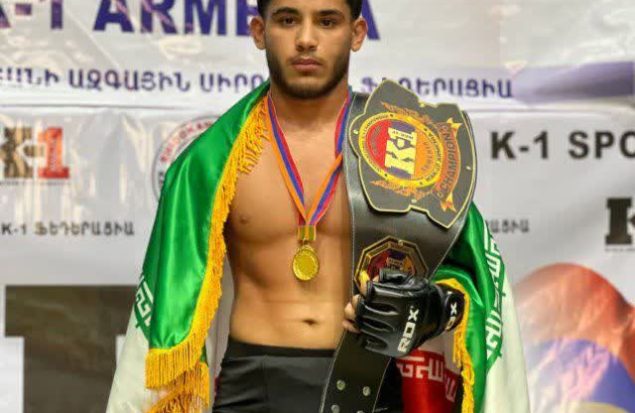 درخشش نوجوان ۱۶ ساله در رقابت‌های جهانی MMA/ حسام؛ پرچم گلستان رو بالا برد
