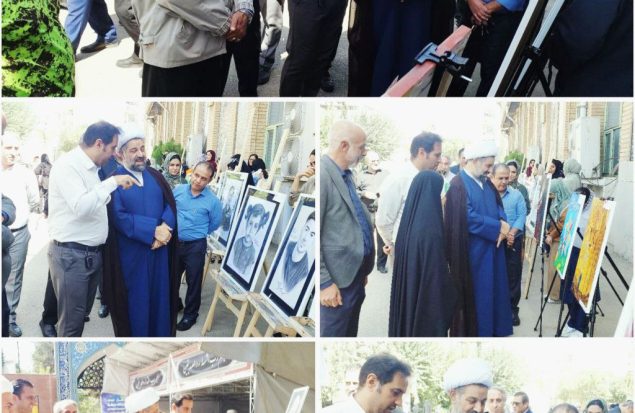 نمایشگاه طراحی با محوریت جنگ ۱۲ روزه در رباط‌کریم برگزار شد