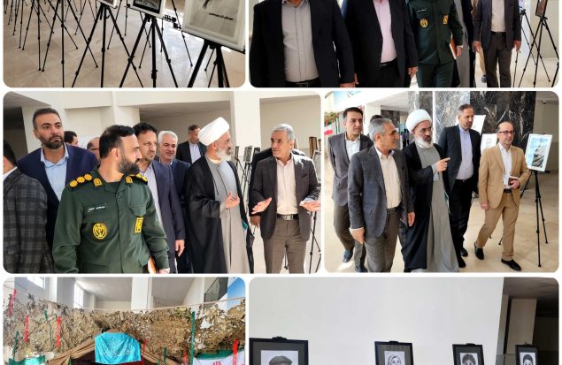 برپایی نمایشگاه "روایتی از هنر و دفاع" در ساختمان شهرداری پرند 