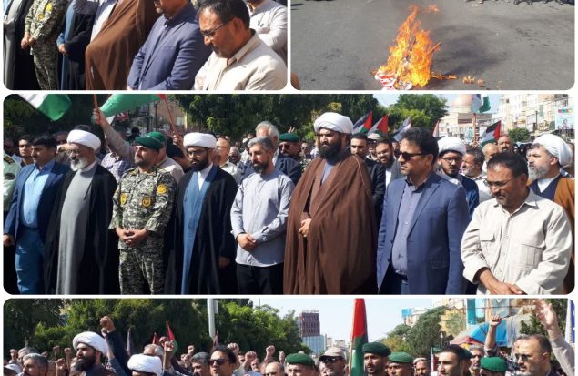 برگزاری راهپیمایی بشارت نصر در شهر پرند