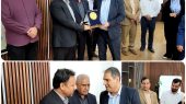 اعطاء نشان افتخار هیات پیشکسوتان وزنه برداری استان تهران به شهردار پرند