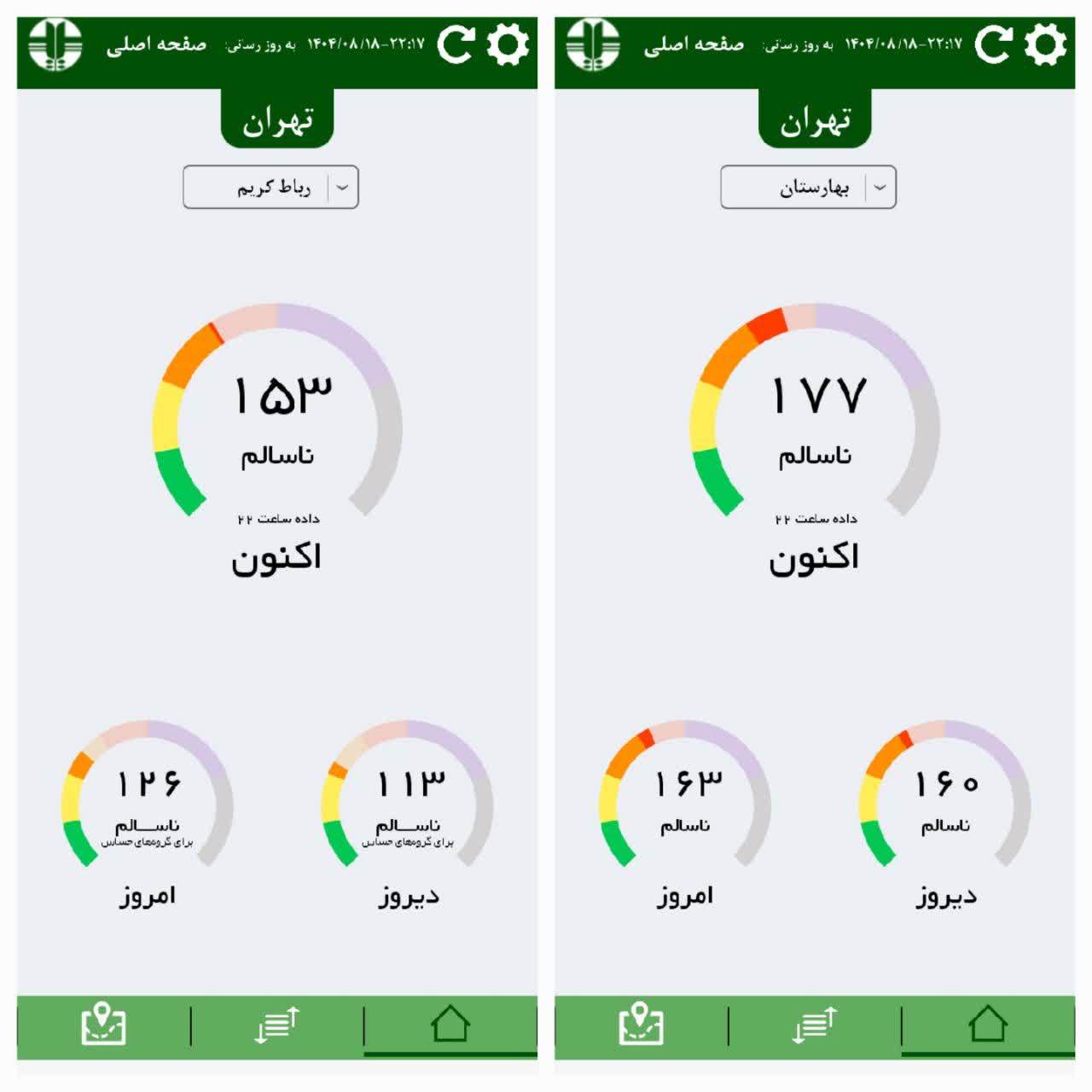 آلودگی هوای رباط کریم و بهارستان در وضعیت قرمز / مدارس باز می‌مانند، اما ورزش تعطیل شد