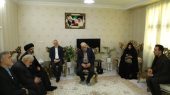 دیدار صمیمانه مسئولان بهارستان با خانواده شهید اسدالهی و جانباز سرافراز حمید نوشادی