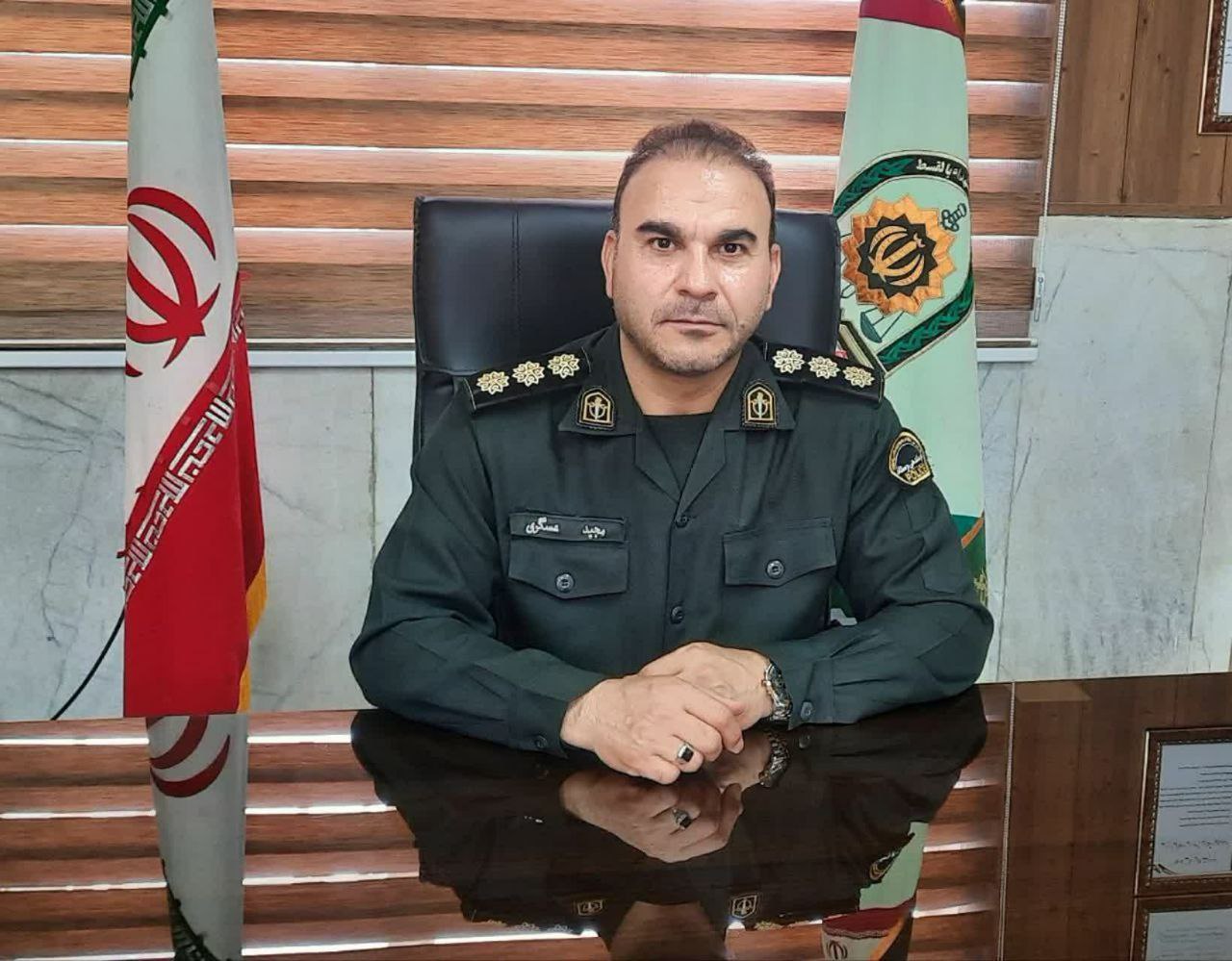 ملاقات مردمی سرهنگ مجید عسکر ی نیا با شهروندان در دفتر ۱۹۷