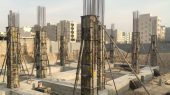 پروژه مدرسه ۱۲ کلاسه رباط‌کریم به زودی تکمیل می‌شود/عملیات بتن ریزی ستونهای طبقه همکف مدرسه