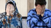 دستبند پلیس بر دستان زن و شوهر سارق اهل پرند