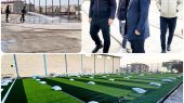 زمین چمن مصنوعی فاز سه پرند ؛ گام مهم برای ارتقای امکانات ورزشی
