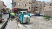 عملیات ضربتی جمع‌آوری نخاله‌های ساختمانی و تسطیح اراضی بایر در شهر گلستان