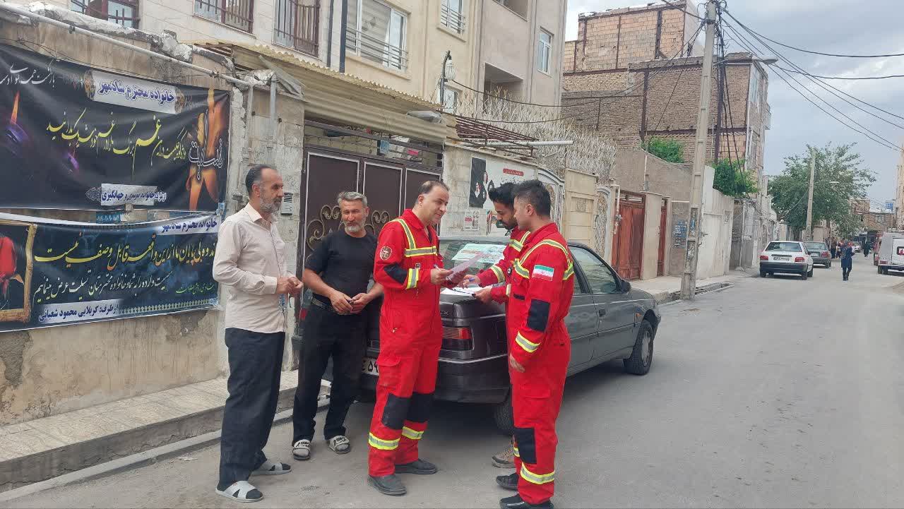 اقدام فوری آتش‌نشانی گلستان جهت بازرسی ایمنی واحدهای مسکونی در شهرک قلعه‌میر