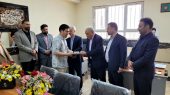 دیدار صمیمانه مدیران شهری پرند با مدیران مدارس سهند در هفته معلم